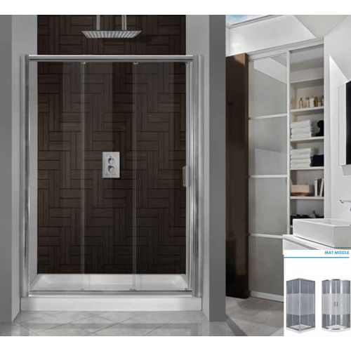 ΚΑΜΠΙΝΑ ΠΟΡΤΑ ΝΤΟΥΖΙΕΡΑΣ  ΕΘΥΓΡΑΜΜΗ Aquarelle Venia 90 Mat Middle 130-140 x 185 cm 