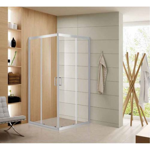 ΚΑΜΠΙΝΑ ΝΤΟΥΖΙΕΡΑΣ ΟΡΘΟΓΩΝΙΑ Aquarelle Venia 10 110x120 Clear 110x120x185 cm