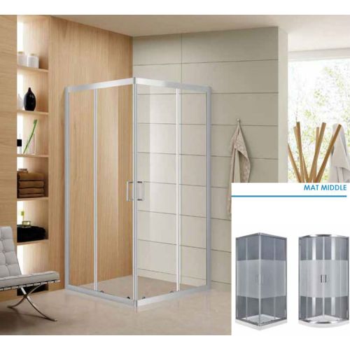ΚΑΜΠΙΝΑ ΝΤΟΥΖΙΕΡΑΣ ΟΡΘΟΓΩΝΙΑ Aquarelle Venia 10 70x80 Mat Middle 70x80xh 185 cm