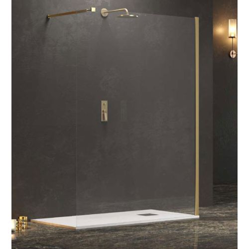 ΣΤΑΘΕΡΟ ΠΑΝΕΛ ΔΙΑΧΩΡΙΣΤΙΚΟ ΝΤΟΥΣ Karag WALKIN 1 ORO Shiny 70 x 200 cm ΔΙΑΦΑΝΕΣ 8mm