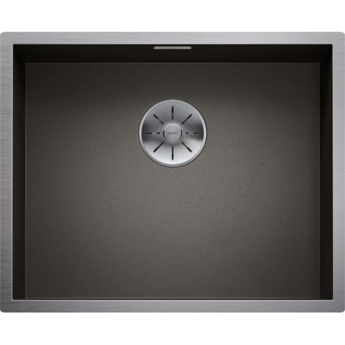 ΝΕΡΟΧΥΤΗΣ ΥΠΟΚΑΘΗΜΕΝΟΣ BLANCO ZEROX 500 - U  Dark Steel 54x44 cm