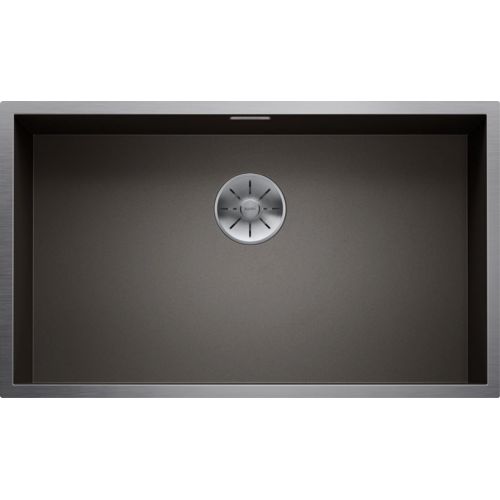 ΝΕΡΟΧΥΤΗΣ ΕΝΘΕΤΟΣ BLANCO ZEROX 700-IF  Ddark Steel 74x44 cm