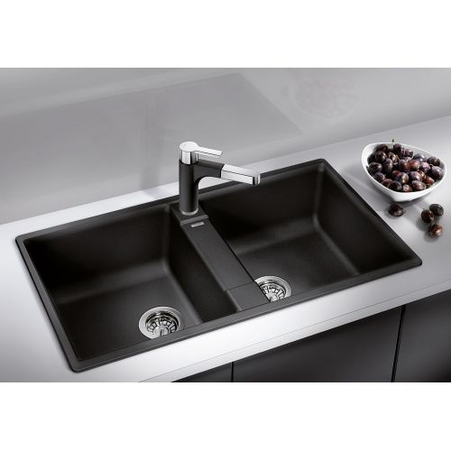 ΝΕΡΟΧΥΤΗΣ ΓΡΑΝΙΤΗ ΕΝΘΕΤΟΣ BLANCO ZIA 9 Anthracite 86x50 cm