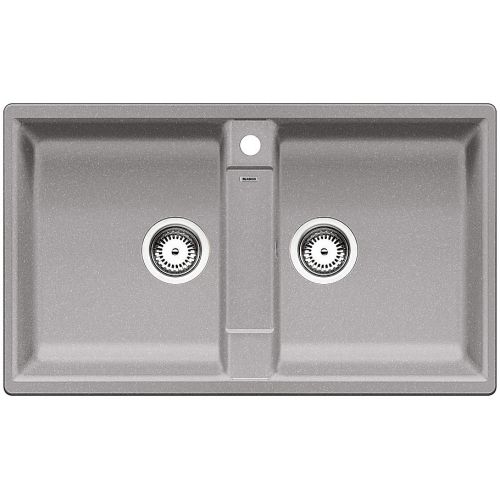 ΝΕΡΟΧΥΤΗΣ ΓΡΑΝΙΤΗ ΕΝΘΕΤΟΣ BLANCO ZIA 9 Alu Metallic 86x50 cm