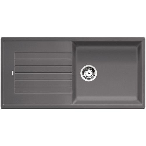 ΝΕΡΟΧΥΤΗΣ ΓΡΑΝΙΤΗ ΕΝΘΕΤΟΣ BLANCO ZIA XL 6 S Rock Grey 100x50 cm