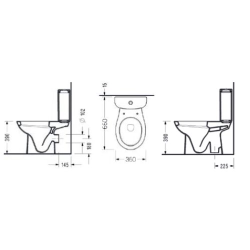 Λεκάνη Serel Friendly