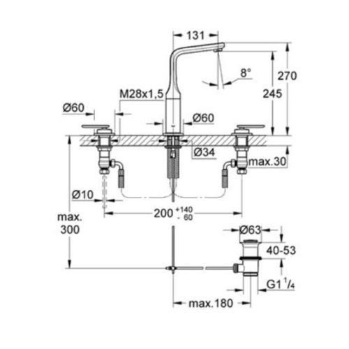 ΜΠΑΤΑΡΙΑ ΝΙΠΤΗΡΑ GROHE ONDUS VERIS 20180