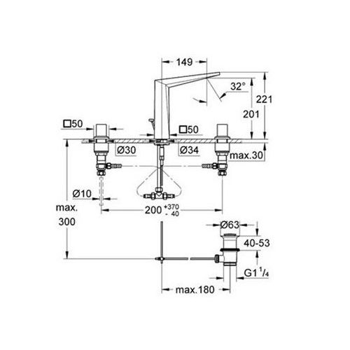ΜΠΑΤΑΡΙΑ ΝΙΠΤΗΡΑ GROHE ALLURE BRILLIANT 20344