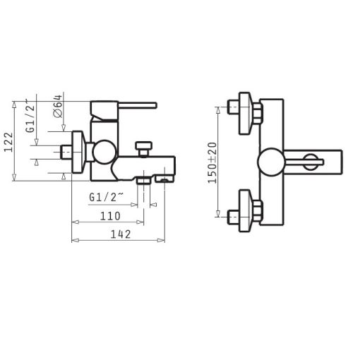 ΜΠΑΤΑΡΙΑ ΛΟΥΤΡΟΥ ΠΛΗΡΗΣ ΧΡΩΜΕ PYRAMIS Rota