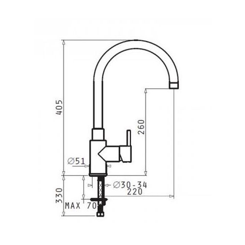 Μπαταρία Νεροχύτη Pyramis Legato