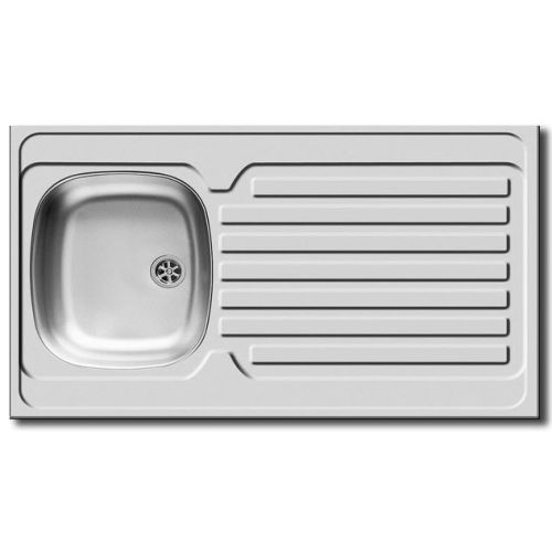 ΝΕΡΟΧΥΤΗΣ ΕΠΙΚΑΘΗΜΕΝΟΣ PYRAMIS International (100x60) 1B 1D Inox Σατινέ 100x60 cm