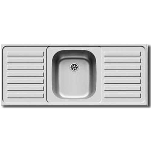 ΝΕΡΟΧΥΤΗΣ ΕΠΙΚΑΘΗΜΕΝΟΣ PYRAMIS International (120x50) 1B 2D Inox Λείο 120x50 cm