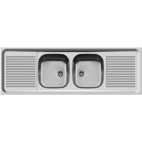 ΝΕΡΟΧΥΤΗΣ ΕΠΙΚΑΘΗΜΕΝΟΣ PYRAMIS International (160x50) 2B 2D Inox Λείο 160x50 cm