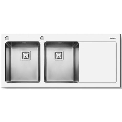 Pyramis Crystalon 116x52 2b 1d Λευκός