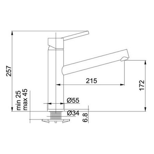 ΜΠΑΤΑΡΙΑ ΚΟΥΖΙΝΑΣ FRANKE TANGO Standard Inox
