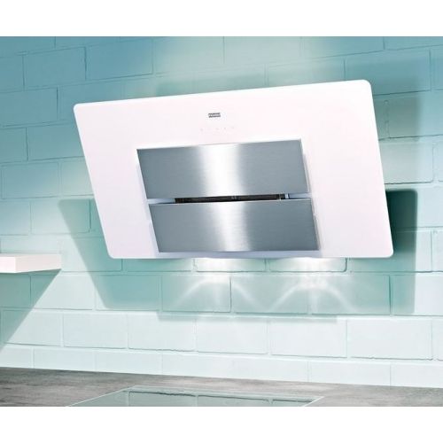 ΑΠΟΡΡΟΦΗΤΗΡΑΣ FRANKE MARIS GLASS 90 Λευκός Inox 90 cm ΕΠΙΤΟΙΧΙΑ ΚΑΜΙΝΑΔΑ