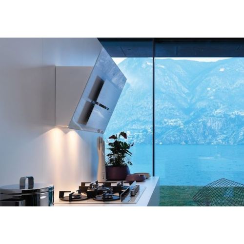 ΑΠΟΡΡΟΦΗΤΗΡΑΣ FRANKE MARIS GLASS 60 Λευκός Inox 60 cm ΕΠΙΤΟΙΧΙΑ ΚΑΜΙΝΑΔΑ