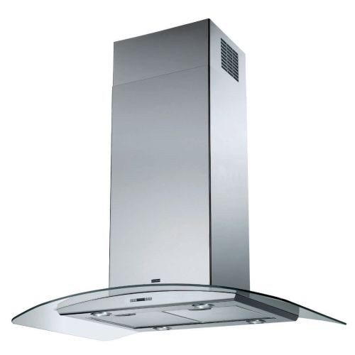 ΑΠΟΡΡΟΦΗΤΗΡΑΣ FRANKE EMOTION GLASS 90 Island Inox 90 cm ΚΕΝΤΡΙΚΗ ΚΑΜΙΝΑΔΑ