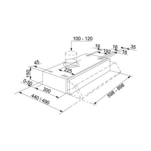 ΑΠΟΡΡΟΦΗΤΗΡΑΣ FRANKE NEW SEMI 60 Γκρί Ανοιχτό 60 cm ΠΤΥΣΣΟΜΕΝΟΣ