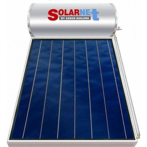 ΗΛΙΑΚΟΣ ΘΕΡΜΟΣΙΦΩΝΑΣ SolarNet 120 Glass Επιλεκτικός Τιτανίου 2,00m² ΤΡΙΠΛΗΣ ΕΝΕΡΓΕΙΑΣ