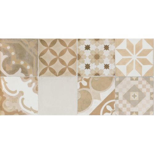 ΠΛΑΚΑΚΙ ΤΟΙΧΟΥ KOLOSSOS ANA Decor Hidra Crema 25 x 50 cm