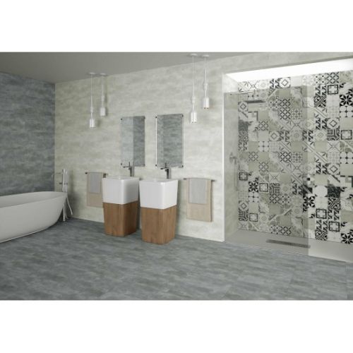 ΠΛΑΚΑΚΙ ΤΟΙΧΟΥ KOLOSSOS ANA Antracita 25 x 50 cm