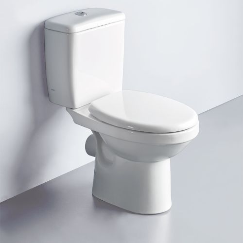 ΛΕΚΑΝΗ WC ΧΑΜΗΛΗΣ ΠΙΕΣΗΣ ΠΙΣΩ/ΚΑΤΩΣΤΟΜΙΑ ΚΟΜΠΛΕ SEREL DAMLA DM0600 White 66,5x35,5 cm