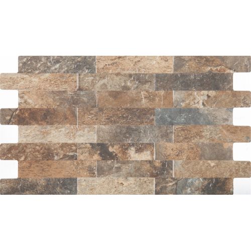 ΠΛΑΚΑΚΙ - ΕΠΕΝΔΥΣΗ ΔΑΠΕΔΟΥ / ΤΟΙΧΟΥ KOLOSSOS FARILYA Brown 25x45 cm