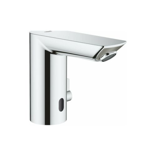 Grohe BauCosmo E basin Αναμεικτική Μπαταρία Νιπτήρα με Φωτοκύτταρο Ασημί