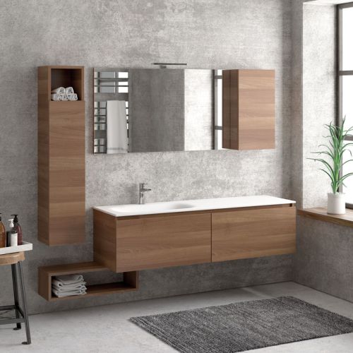 Έπιπλο βάσης με δύο συρτάρια για νιπτήρα επίπλου SPACE KARAG