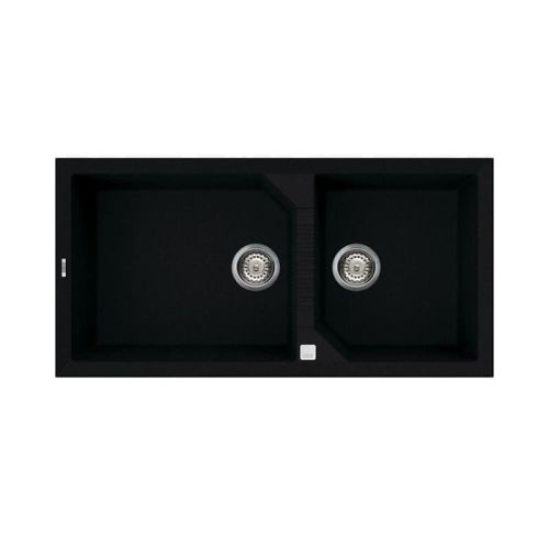 Νεροχύτης κουζίνας διπλός TEKNO 490 ELLECI