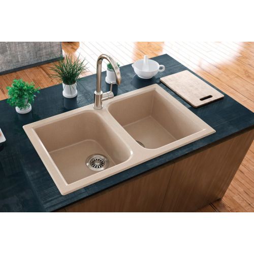 Νεροχύτης κουζίνας διπλός VENICE 450 ELLECI