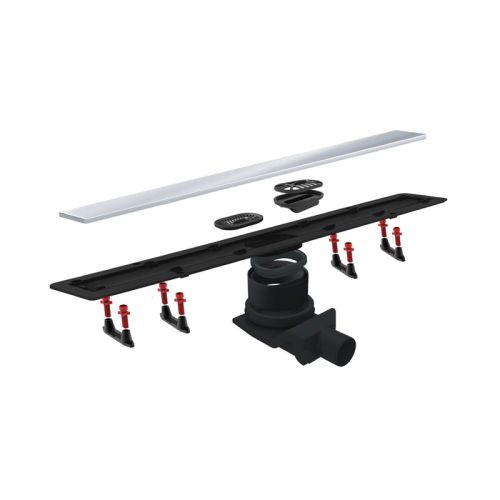 Σιφόνι δαπέδου από ανοξείδωτο ατσάλι CONFLUO FRAMELESS KARAG